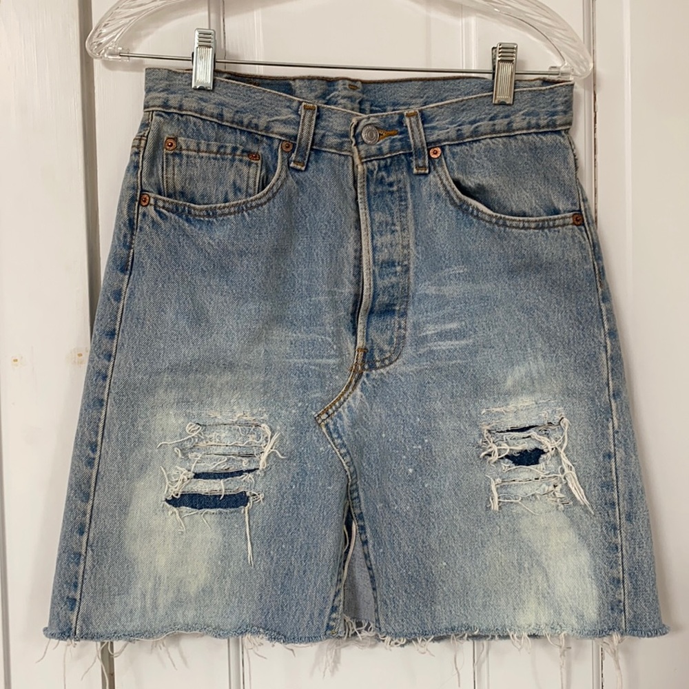 VINTAGE Levi’s 501 skirt
